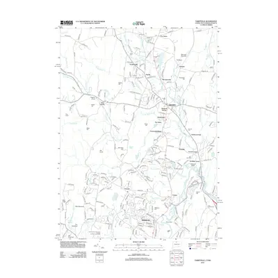 2012 Map of Tariffville, 2012 Print