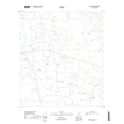 2019 Map of Tarkington Prairie, 2019 Print