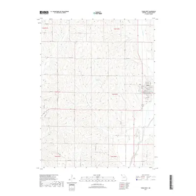 2017 Map of Tarkio West, 2017 Print