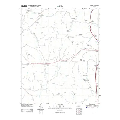 2010 Map of Tarpley, 2010 Print