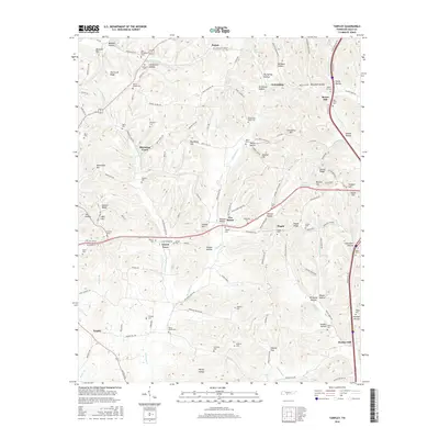 2016 Map of Tarpley, 2016 Print