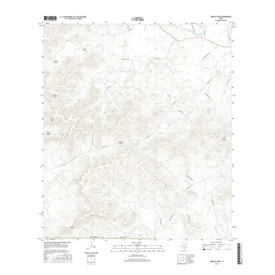 2016 Map of Tarpley Pass, 2016 Print