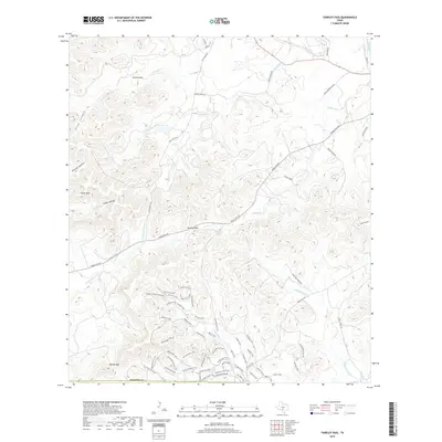 2019 Map of Tarpley Pass, 2019 Print