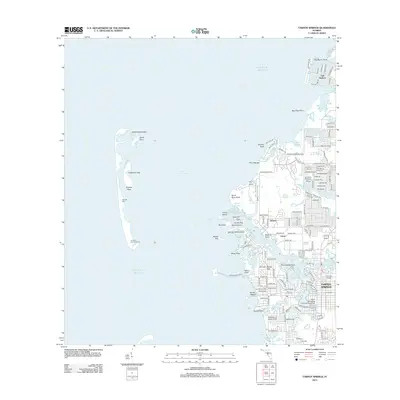 2012 Map of Tarpon Springs, 2012 Print