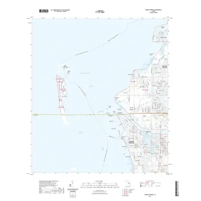 2021 Map of Tarpon Springs, 2021 Print