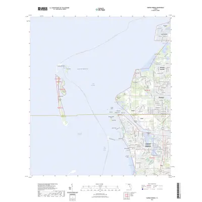 2024 Map of Tarpon Springs, 2024 Print
