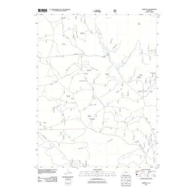 2011 Map of Tarryall, 2011 Print