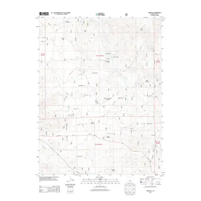 2013 Map of Tarryall, 2013 Print