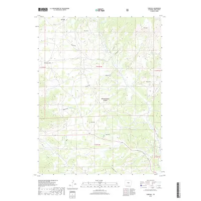 2019 Map of Tarryall, 2019 Print