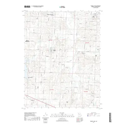 2017 Map of Tarsney Lakes, 2017 Print