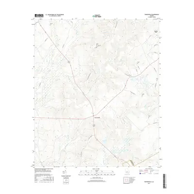 2017 Map of Tarversville, 2017 Print