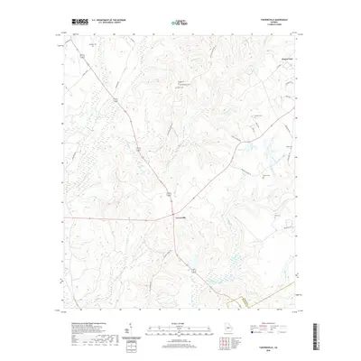 2020 Map of Tarversville, 2020 Print