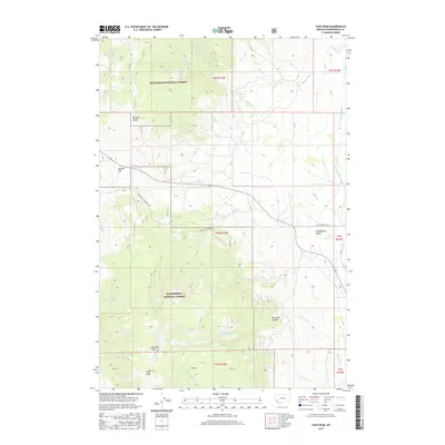 2017 Map of Tash Peak, 2017 Print