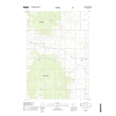 2020 Map of Tash Peak, 2020 Print