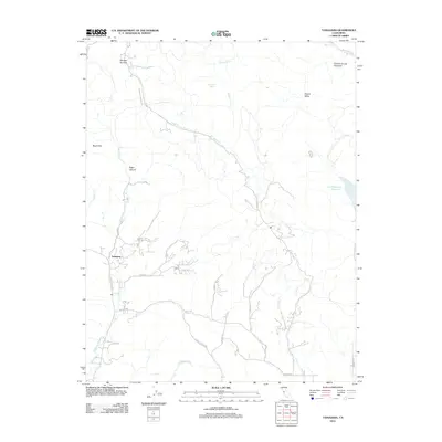 2012 Map of Tassajara, 2012 Print