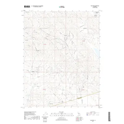2018 Map of Tassajara, 2018 Print