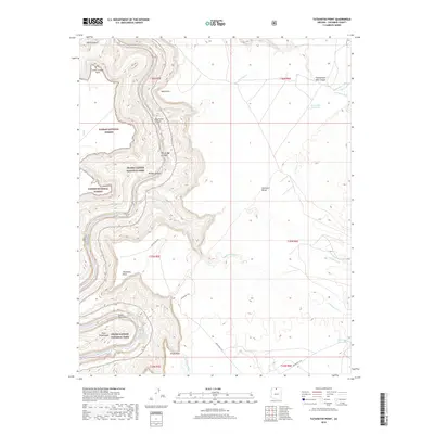 2018 Map of Tatahatso Point, 2018 Print
