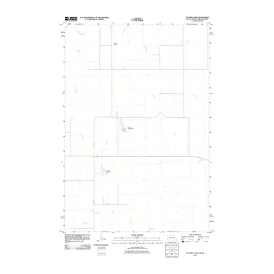 2011 Map of Tatanka Lake, 2011 Print