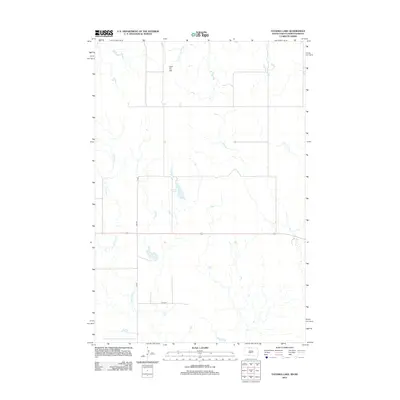 2012 Map of Tatanka Lake, 2012 Print