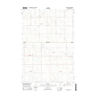 2015 Map of Tatanka Lake, 2015 Print