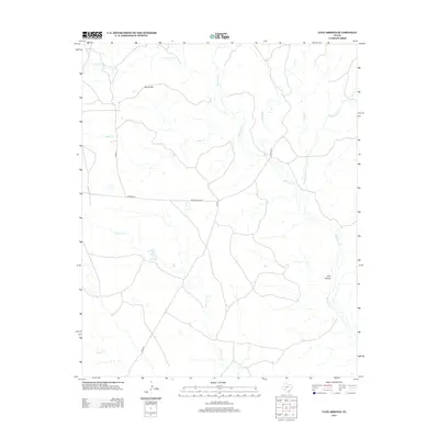 2012 Map of Tate Arroyo, 2012 Print