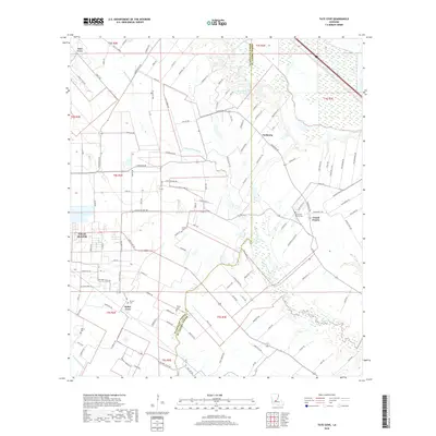 2018 Map of Tate Cove, 2018 Print