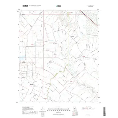2020 Map of Tate Cove, 2020 Print