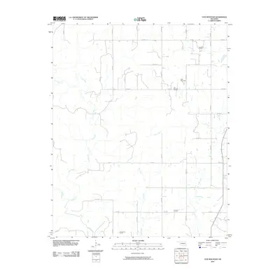 2010 Map of Tate Mountain, 2010 Print