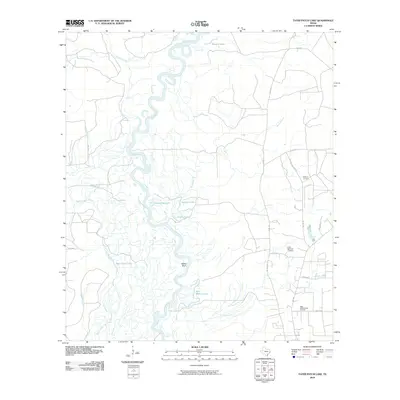 2010 Map of Tater Patch Lake, 2010 Print