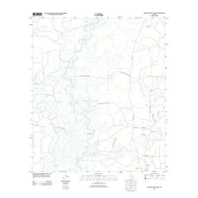 2013 Map of Tater Patch Lake, 2013 Print
