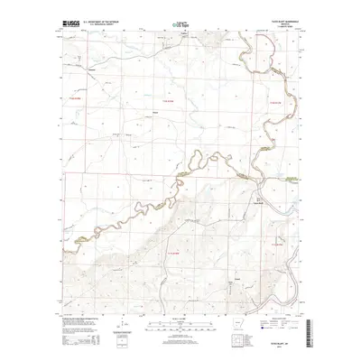 2014 Map of Tates Bluff, 2014 Print