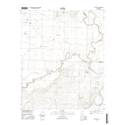 2017 Map of Tates Bluff, 2017 Print