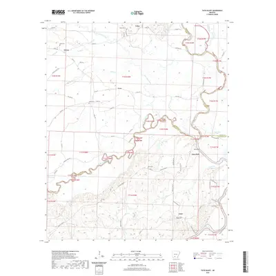 2020 Map of Tates Bluff, 2020 Print