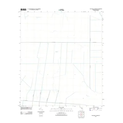 2012 Map of Tates Hell Swamp, 2012 Print
