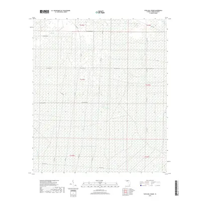 2018 Map of Tates Hell Swamp, 2018 Print