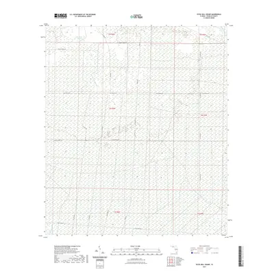 2021 Map of Tates Hell Swamp, 2021 Print