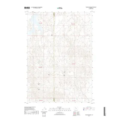 2017 Map of Tatman Mountain, 2017 Print