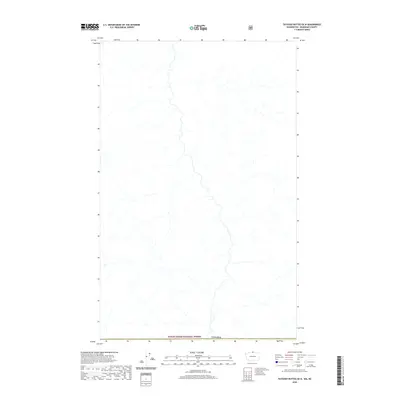 2020 Map of Tatoosh Buttes OE N, 2020 Print
