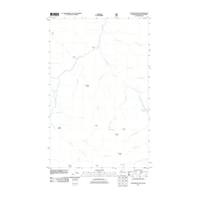 2011 Map of Tatoosh Buttes, 2011 Print