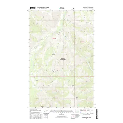 2017 Map of Tatoosh Buttes, 2017 Print