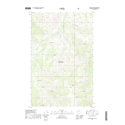 2020 Map of Tatoosh Buttes, 2020 Print
