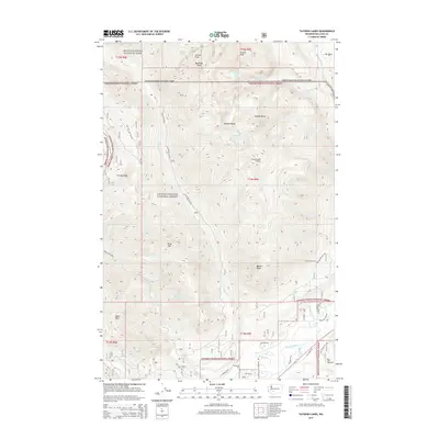2014 Map of Tatoosh Lakes, 2014 Print