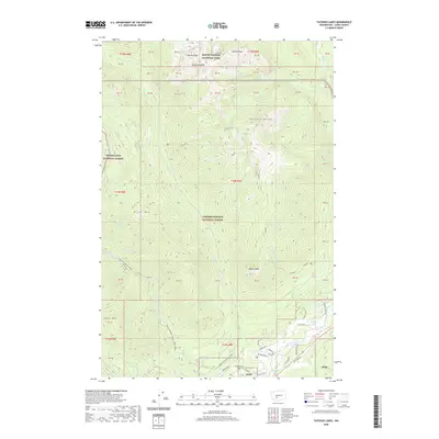 2020 Map of Tatoosh Lakes, 2020 Print