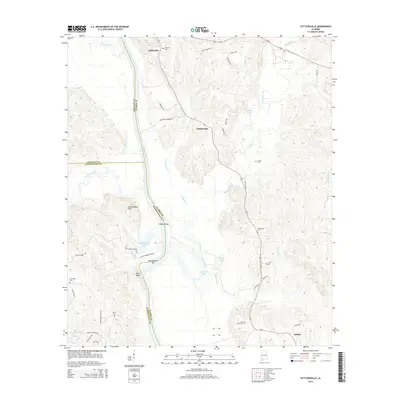 2014 Map of Tattlersville, 2014 Print