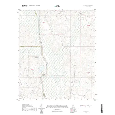 2018 Map of Tattlersville, 2018 Print