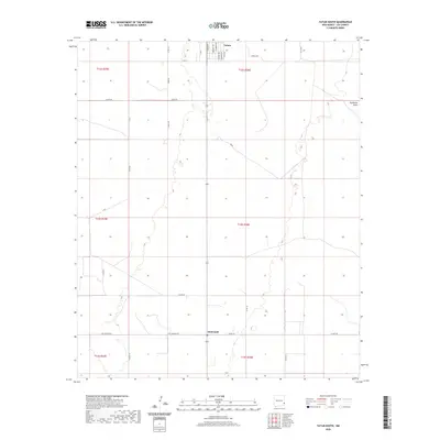 2020 Map of Tatum South, 2020 Print