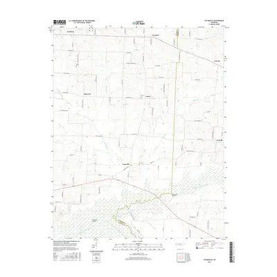 2016 Map of Tatumville, 2016 Print