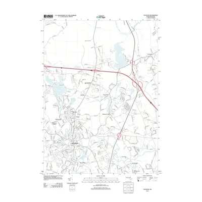 2012 Map of Taunton, 2012 Print