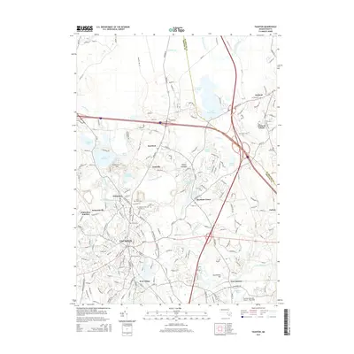 2015 Map of Taunton, 2015 Print