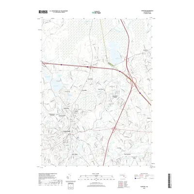 2018 Map of Taunton, 2018 Print